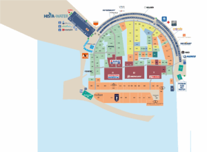 Plattegrond Hiswa te water
